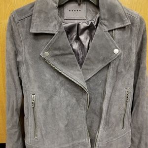Suede Moto Jacket